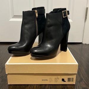 Black Michael Kors booties